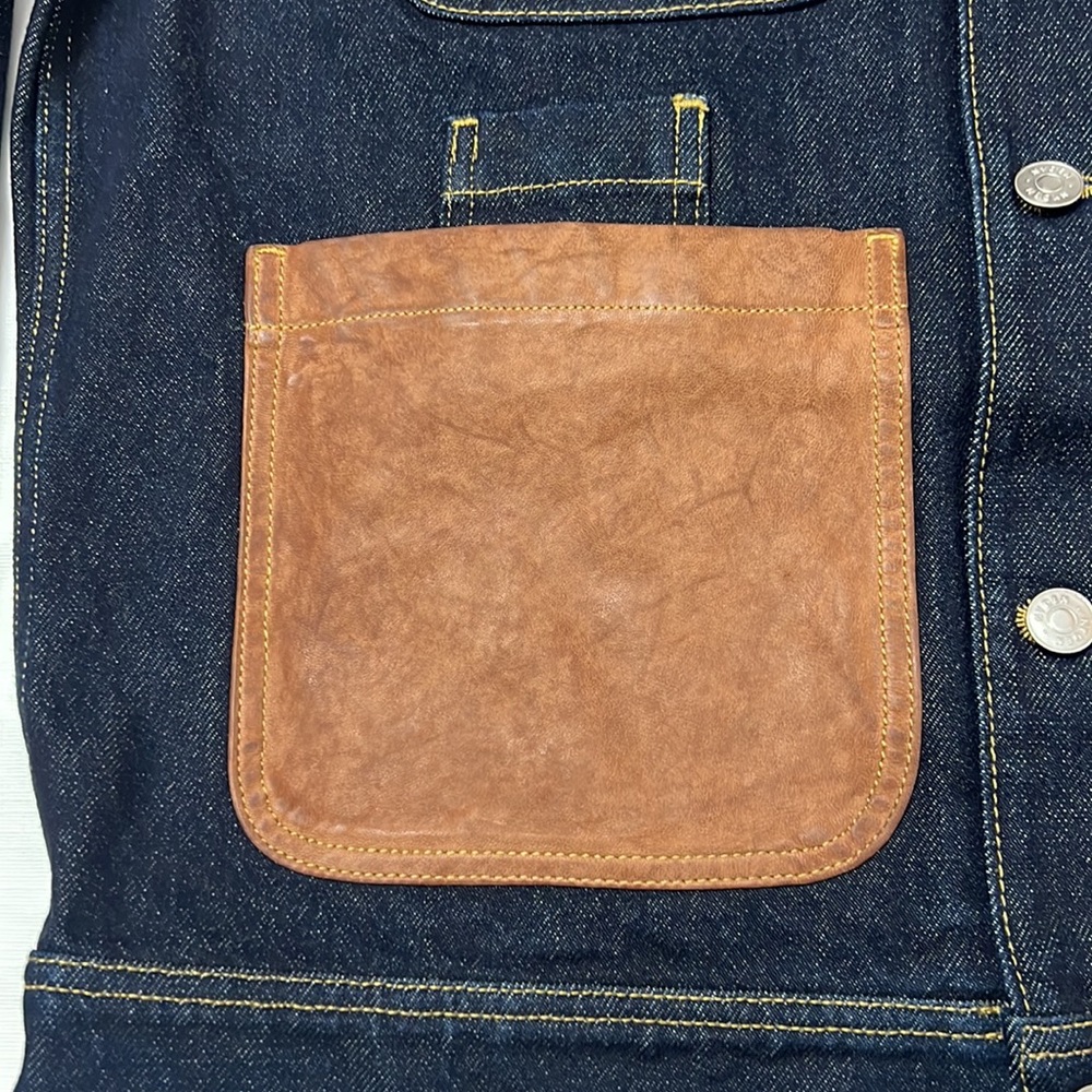 H&M /Nyden x Dr. Woo Embroidered Denim Jacket - Picture 8 of 14